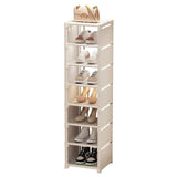 Multiple Layers Shoe Organizer Use At the Door Shoe Rack Organizer Nonwovenfabric Rack Stackable Shelf Adjustable Saving Space