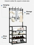 2025 Multi-layer Shoe Rack Organizer Clothes Storage Organizer Clothes Hat Hangers Shoe Rack Living Room Bedroom Storage Shelf