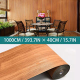 40CM Roll Material Wood Grain Self-adhesive Wall Sticker Floor Sticker Background Wall Decoration Bedroom Kitchen Waterproof