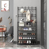 2025 Multi-layer Shoe Rack Organizer Clothes Storage Organizer Clothes Hat Hangers Shoe Rack Living Room Bedroom Storage Shelf