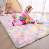 Plush Carpet For Living Room Sofa Floor Cushions  Modern Soft Fluffy Home Rug For Children's Bedroom Play Carpet Christmas Gifts