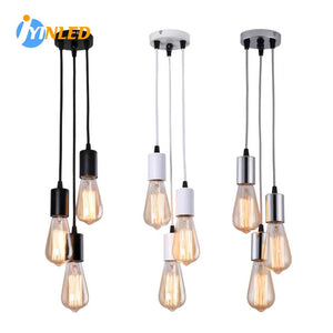 LED Linear Pendant Lights E27 90-260v Bedroom Living Room Decoration Hanging Lamp Restaurant Bar Cafe Indoor Lighting fixtures