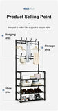 2025 Multi-layer Shoe Rack Organizer Clothes Storage Organizer Clothes Hat Hangers Shoe Rack Living Room Bedroom Storage Shelf