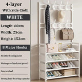 2025 Multi-layer Shoe Rack Organizer Clothes Storage Organizer Clothes Hat Hangers Shoe Rack Living Room Bedroom Storage Shelf