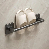 Bathroom Slipper Rack No Punching Wall Mounted Slipper Storage Rack Bedroom Shower Room Bath Slippers Hanger Babouche Organizer