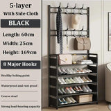 2025 Multi-layer Shoe Rack Organizer Clothes Storage Organizer Clothes Hat Hangers Shoe Rack Living Room Bedroom Storage Shelf