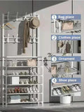 2025 Multi-layer Shoe Rack Organizer Clothes Storage Organizer Clothes Hat Hangers Shoe Rack Living Room Bedroom Storage Shelf