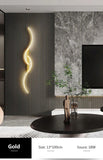 Modern LED Wall Lamp Minimalist Led Light Bedroom Bedside Long Strip Wall Sconces Living Room Home Indoor Lighting Fixture