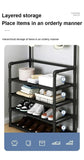 2025 Multi-layer Shoe Rack Organizer Clothes Storage Organizer Clothes Hat Hangers Shoe Rack Living Room Bedroom Storage Shelf