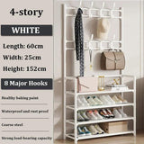 2025 Multi-layer Shoe Rack Organizer Clothes Storage Organizer Clothes Hat Hangers Shoe Rack Living Room Bedroom Storage Shelf