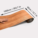 40CM Roll Material Wood Grain Self-adhesive Wall Sticker Floor Sticker Background Wall Decoration Bedroom Kitchen Waterproof