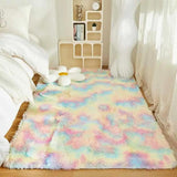 Plush Carpet For Living Room Sofa Floor Cushions  Modern Soft Fluffy Home Rug For Children's Bedroom Play Carpet Christmas Gifts